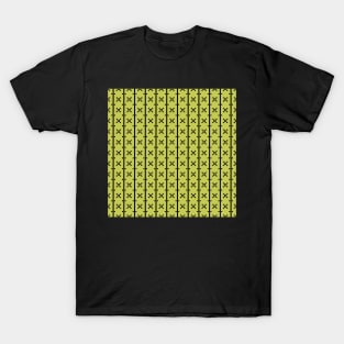 Squares and Stripes in Citrine T-Shirt